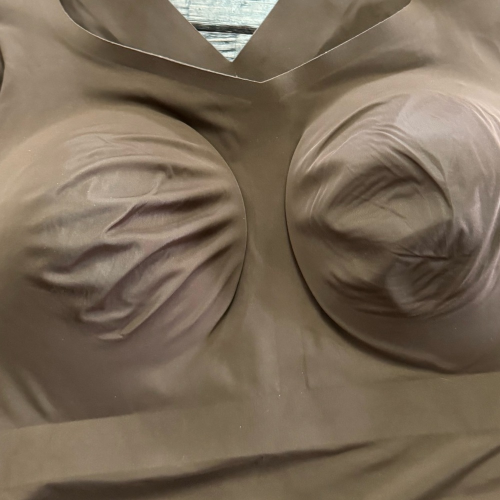 Evelyn & Bobbie Seamless Shaping Tank with Built-In Cups - Brown - Picture 14 of 15